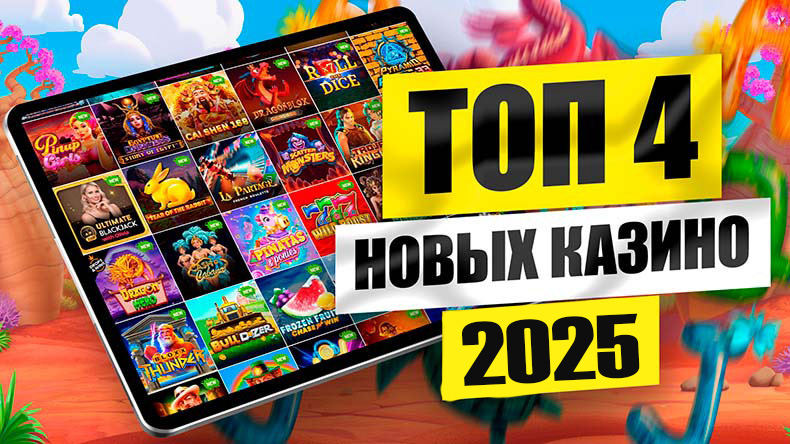 ТОП 4 новых казино 2025